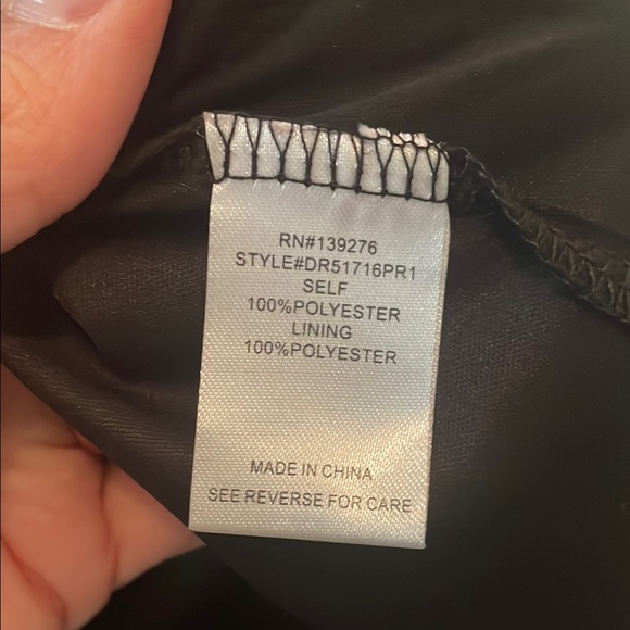 DR2 Black Shirt Dress with Tie Waist - Picture 8 of 8